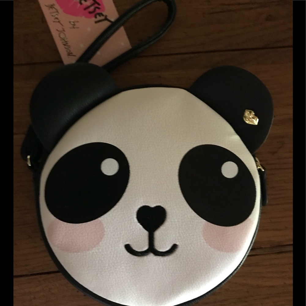 🌺Betsey Johnson Rainbow Panda Backpack&Coin purse - Picture 7 of 7